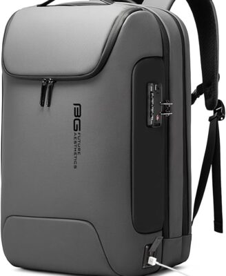 BANGE Anti Theft Backpack With TSA Lock,Waterproof Backpacks With YKK Zipper, High Tech Business Backpack For Men And Women, Laptop Backpack Fits For 17.3 Inch Notebook…